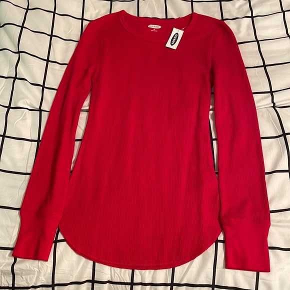 Old Navy women’s long sleeve waffle knit top size XS NWT - Picture 1 of 3